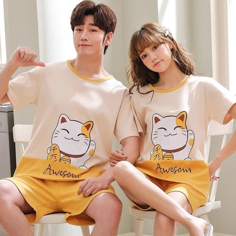 Matching Yellow Pajama for couples