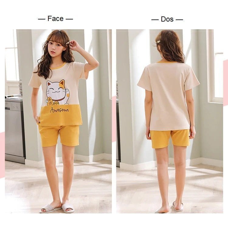 Matching Yellow Pajama for couples