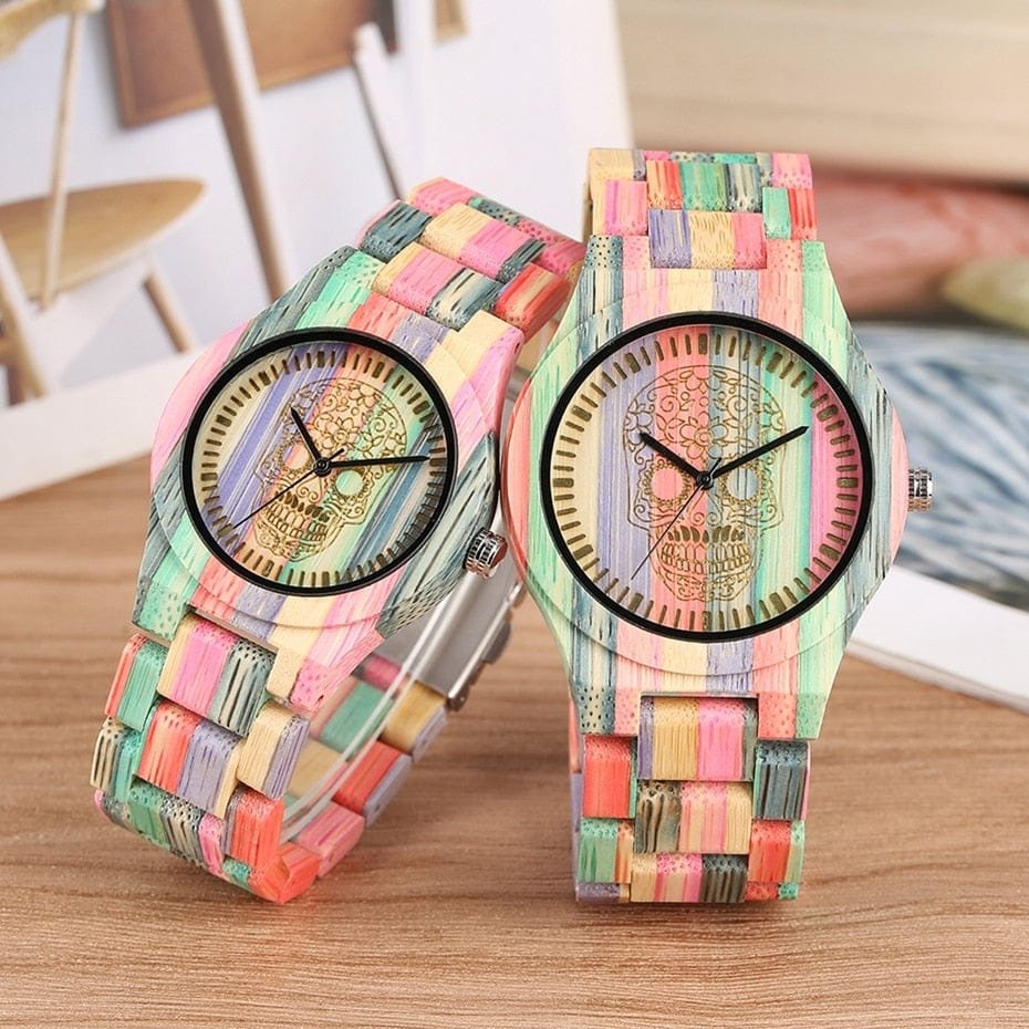 Mexican Calavera Couple Watch