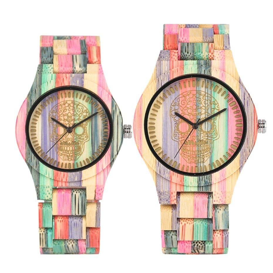 Mexican Calavera Couple Watch