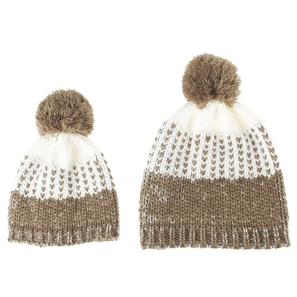 Mom and Baby Matching Winter Hat