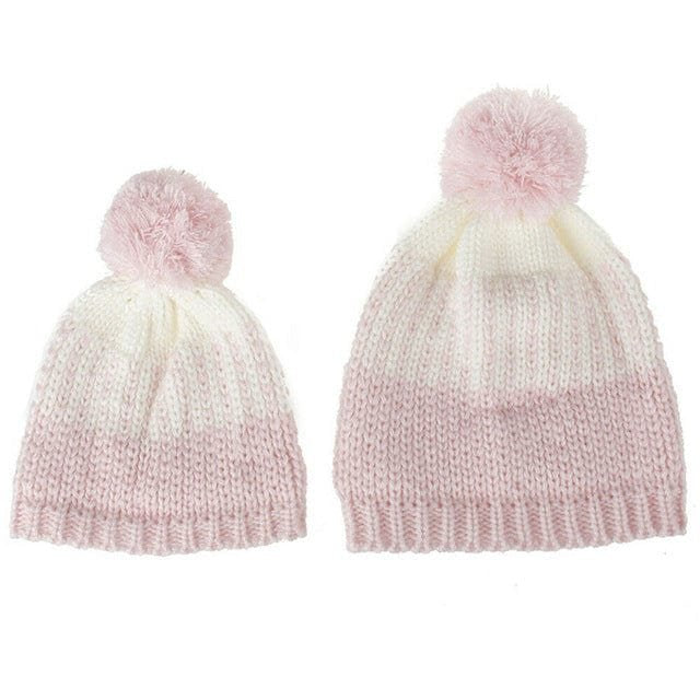 Mom and Baby Matching Winter Hat