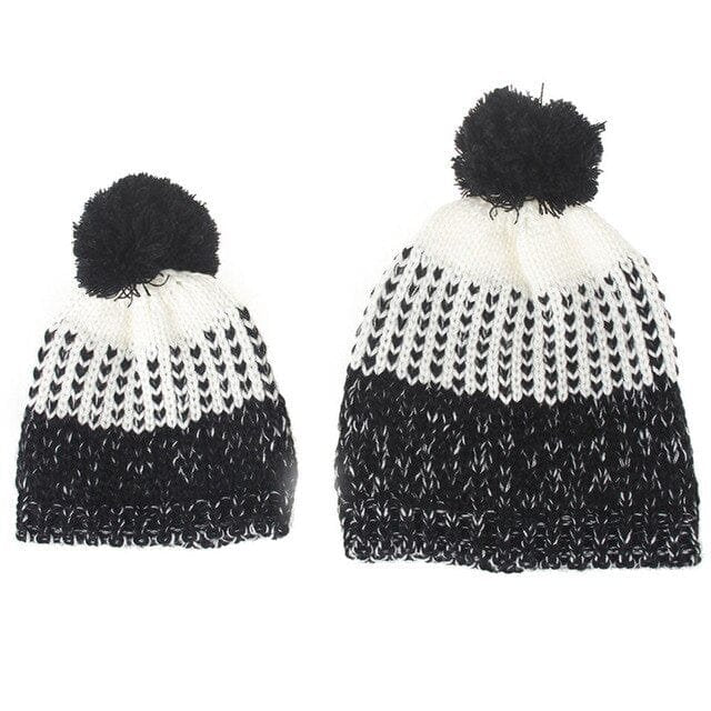 Mom and Baby Matching Winter Hat