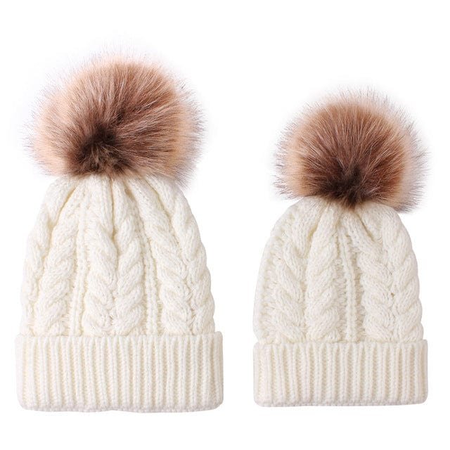 Mom Daughter Beanies