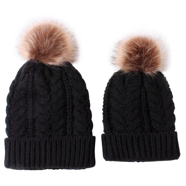 Mom Daughter Beanies