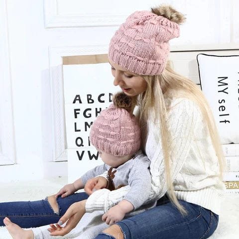 Mommy Daughter Beanies