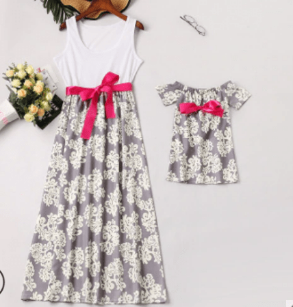 Mum and Daughter Matching Dress