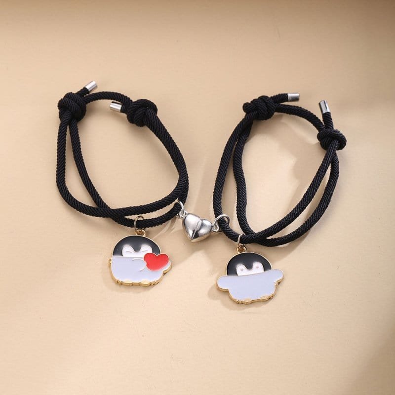 Penguin Couple Bracelet