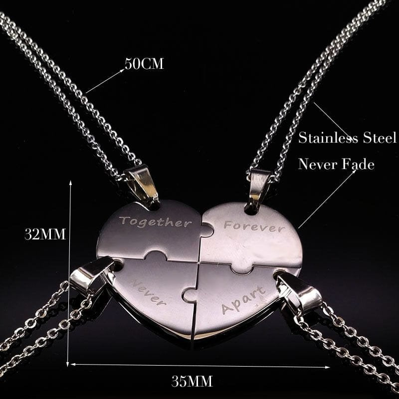 Set of 4 Best Friend Necklaces