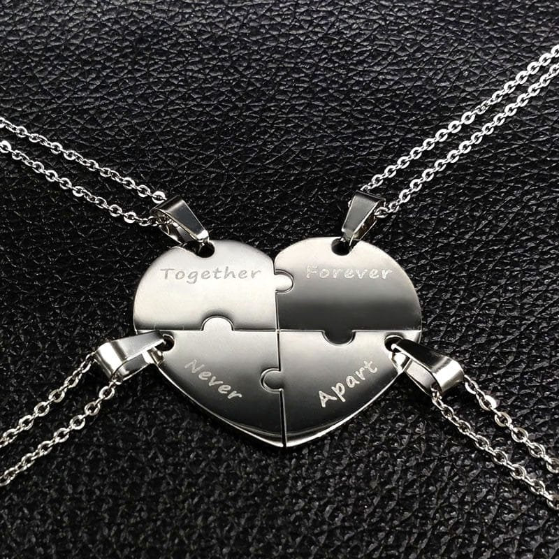 Set of 4 Best Friend Necklaces