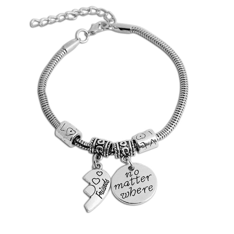 Silver Best Friend Bracelets