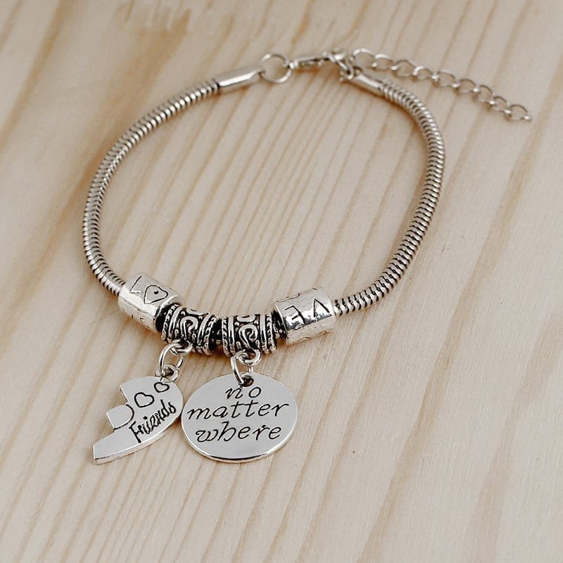 Silver Best Friend Bracelets