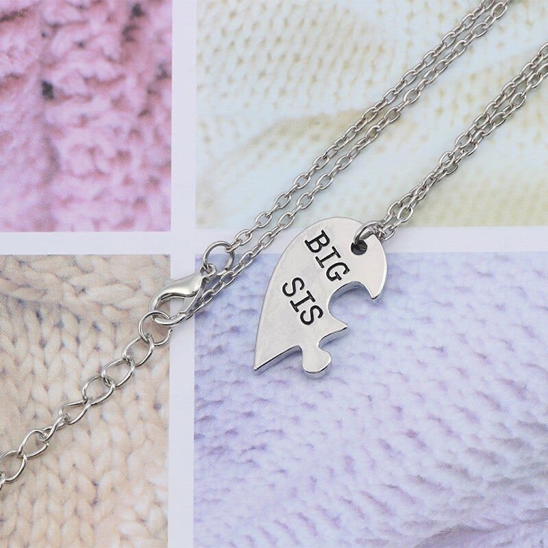 Silver Sister Necklace