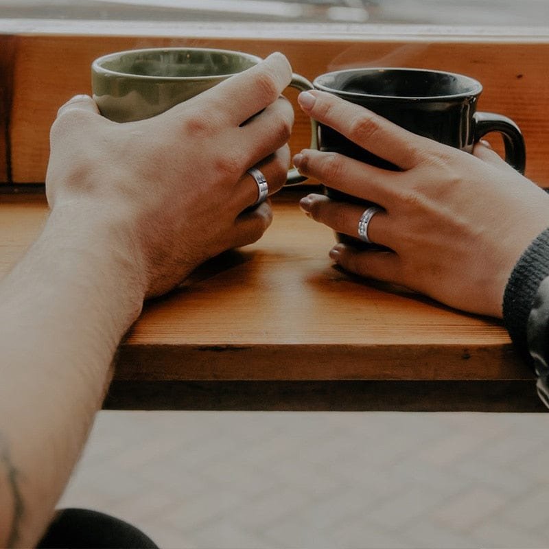 Silver Wedding Rings for Couples