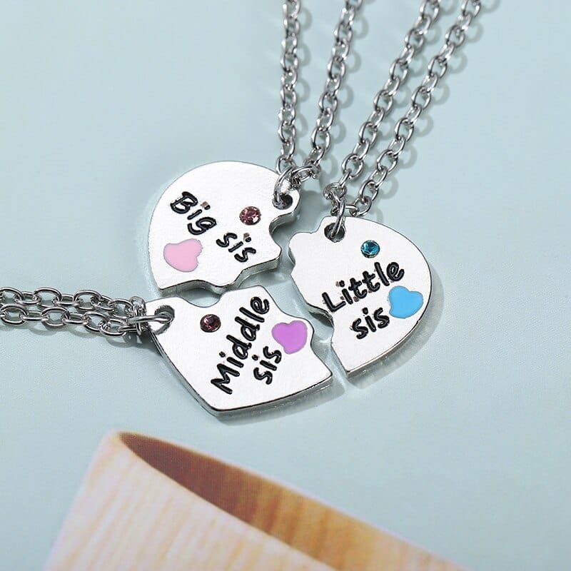 Sister Necklaces for 3