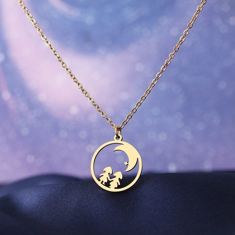 Twin Necklace for Sisters