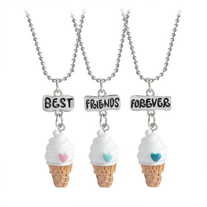 3 Person BFF Necklace