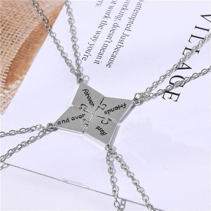 4 Part Friendship Necklace