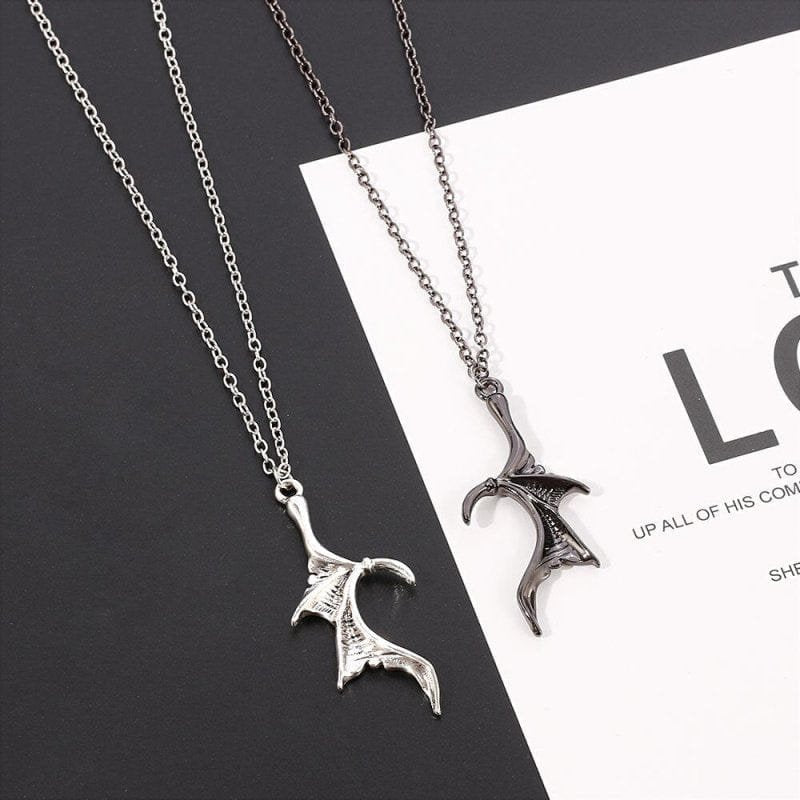 Angel Devil Couple Necklace