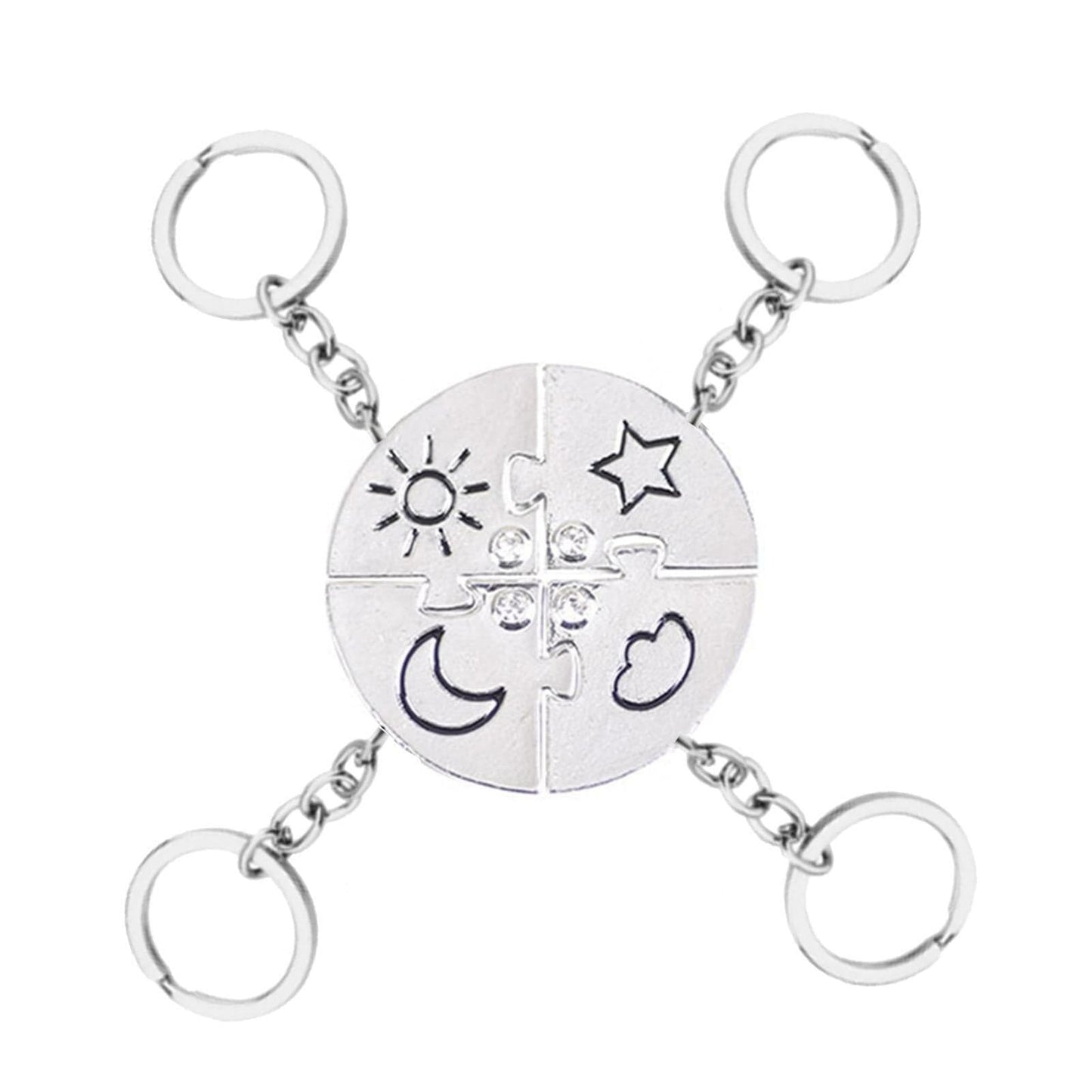 Best Friend Keychain for 3