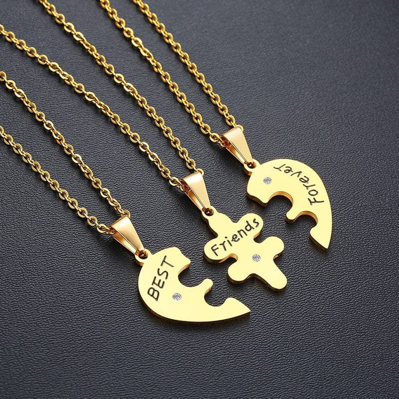 Best Friend Necklaces for 3