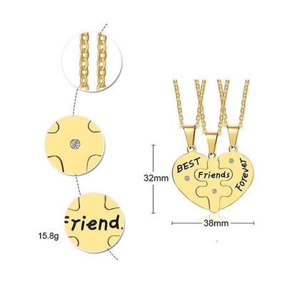 Best Friend Necklaces for 3