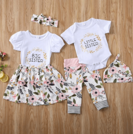 Big Little Sis Matching T-shirts