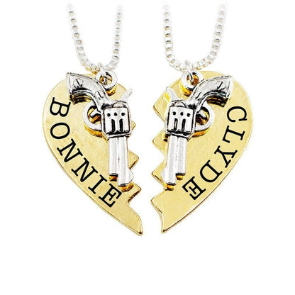 Bonnie & Clyde Matching Necklaces