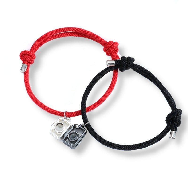 Couple Bracelets Camera pattern