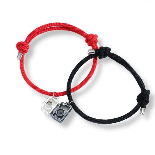 Couple Bracelets Camera pattern