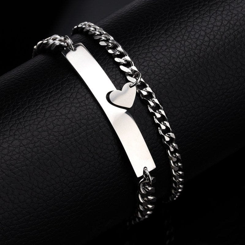 Couple Bracelets Silver