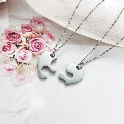 Couple Heart Necklace