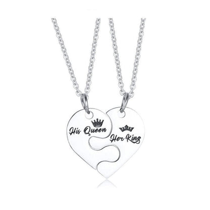 Couple Heart Necklace