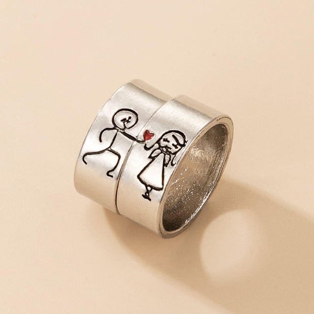 Couple Promise Rings Set