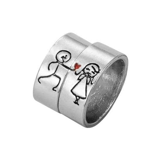 Couple Promise Rings Set