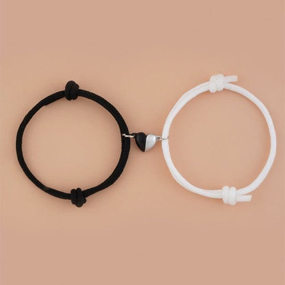 Couples Heart Magnetic Bracelets