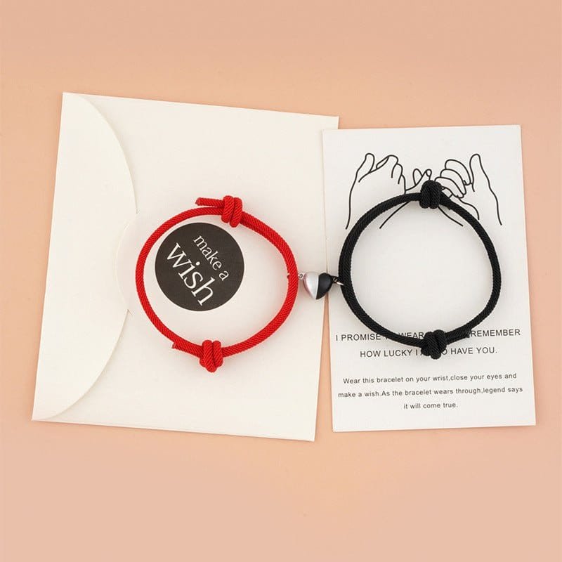 Couples Heart Magnetic Bracelets