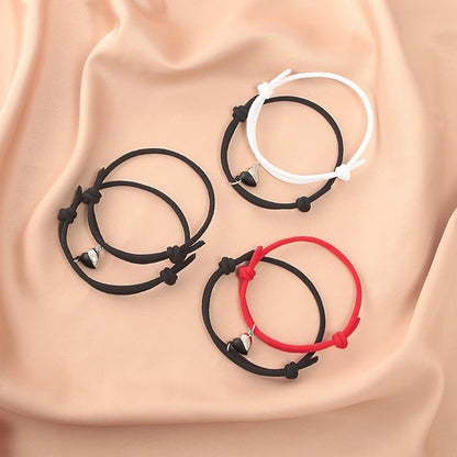 Couples Heart Magnetic Bracelets