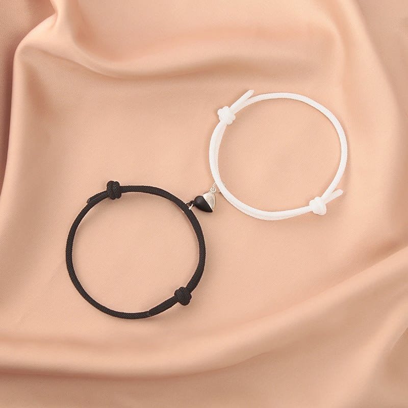 Couples Heart Magnetic Bracelets
