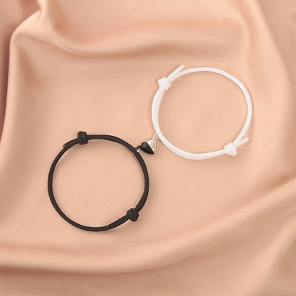 Couples Heart Magnetic Bracelets