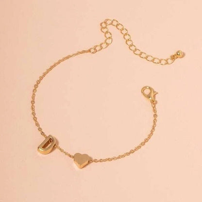 Couples Initial Bracelets