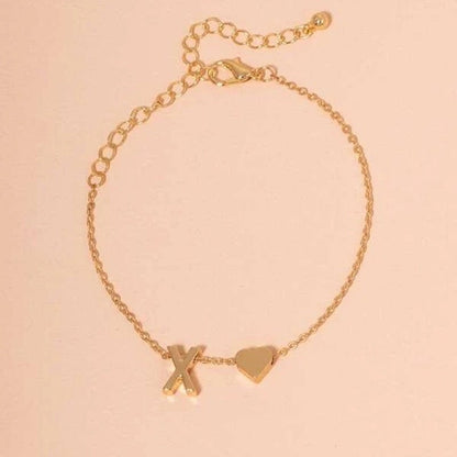 Couples Initial Bracelets