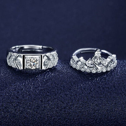 Crown Couple Rings