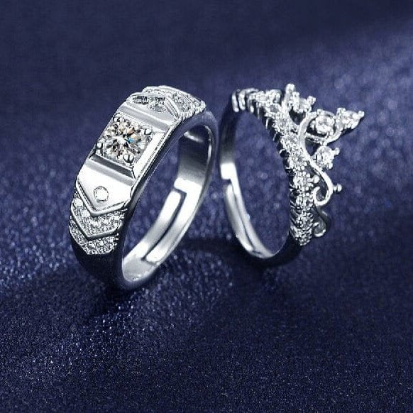 Crown Couple Rings