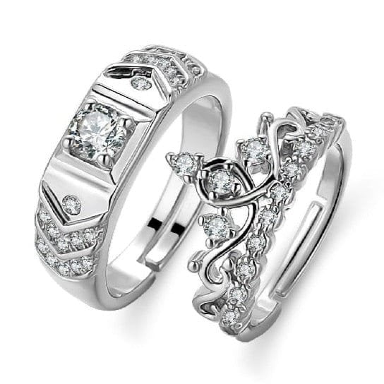 Crown Couple Rings