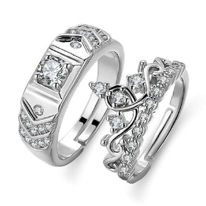 Crown Couple Rings