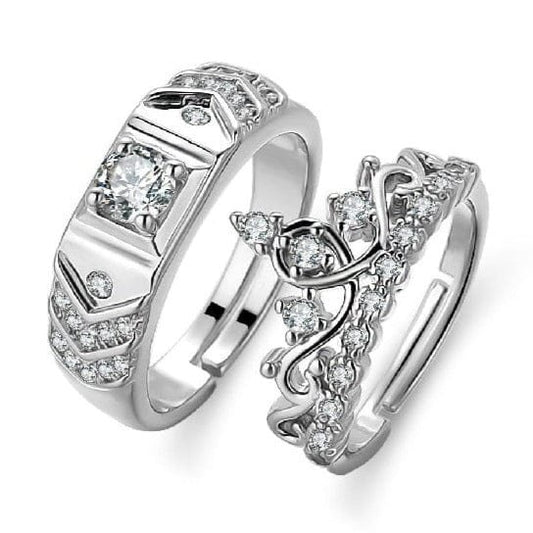 Crown Couple Rings