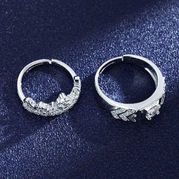 Crown Couple Rings