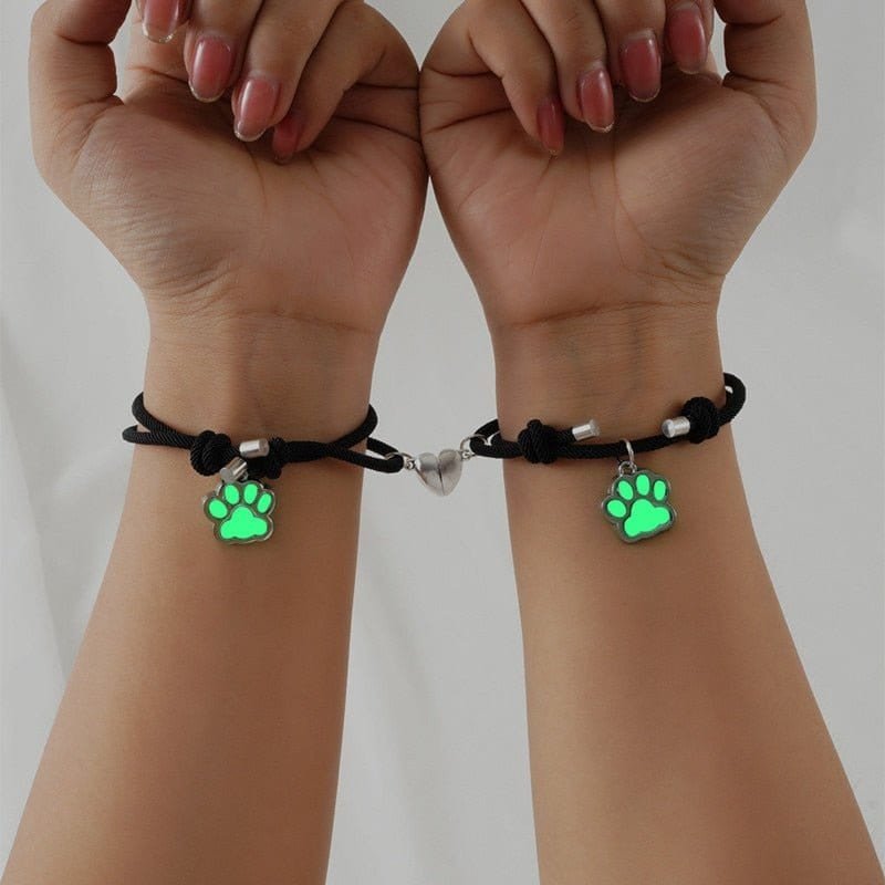 Dog Paw Bracelet for Couple