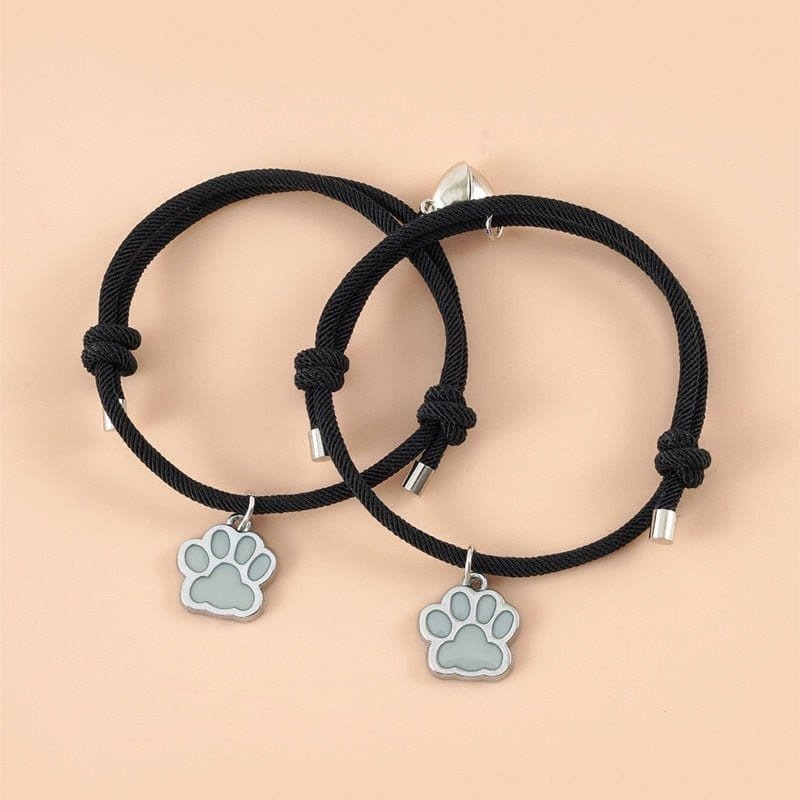 Dog Paw Bracelet for Couple
